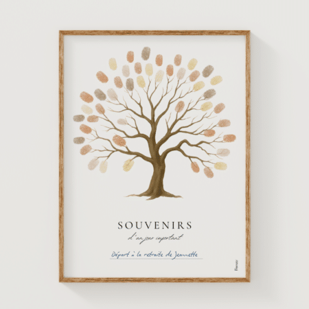 Arbre à empreintes personnalisé