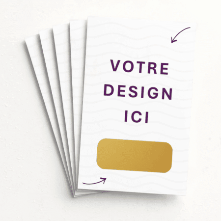 Ticket à Gratter 8,5x5,5cm 1 zone